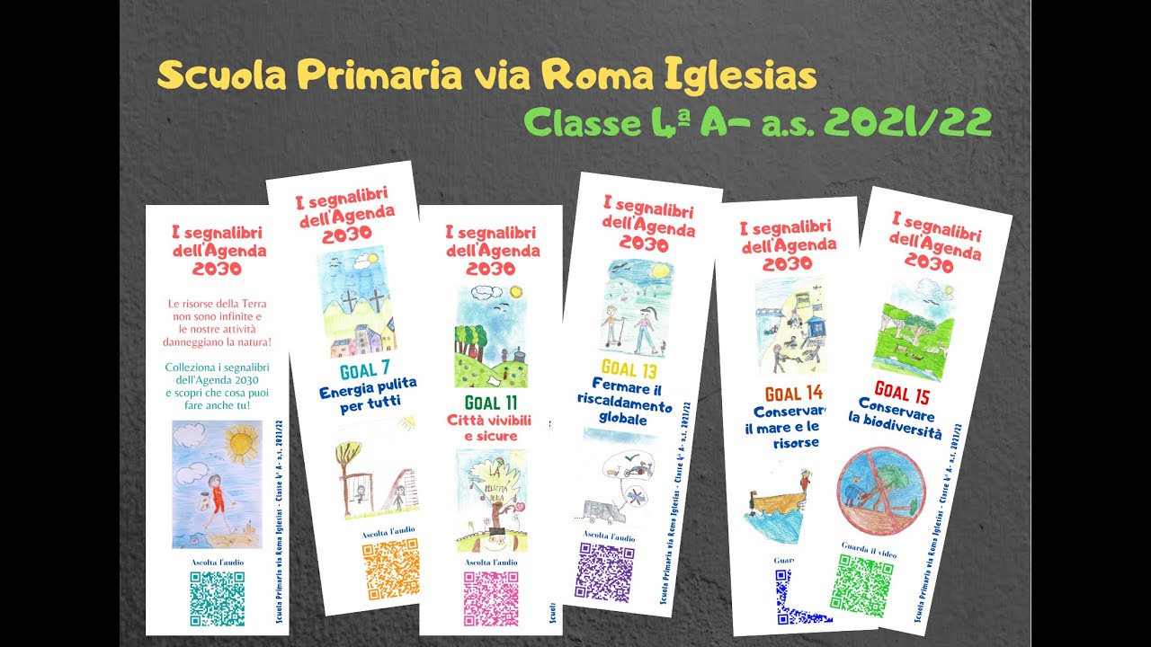 Agenda 2030 i segnalibri