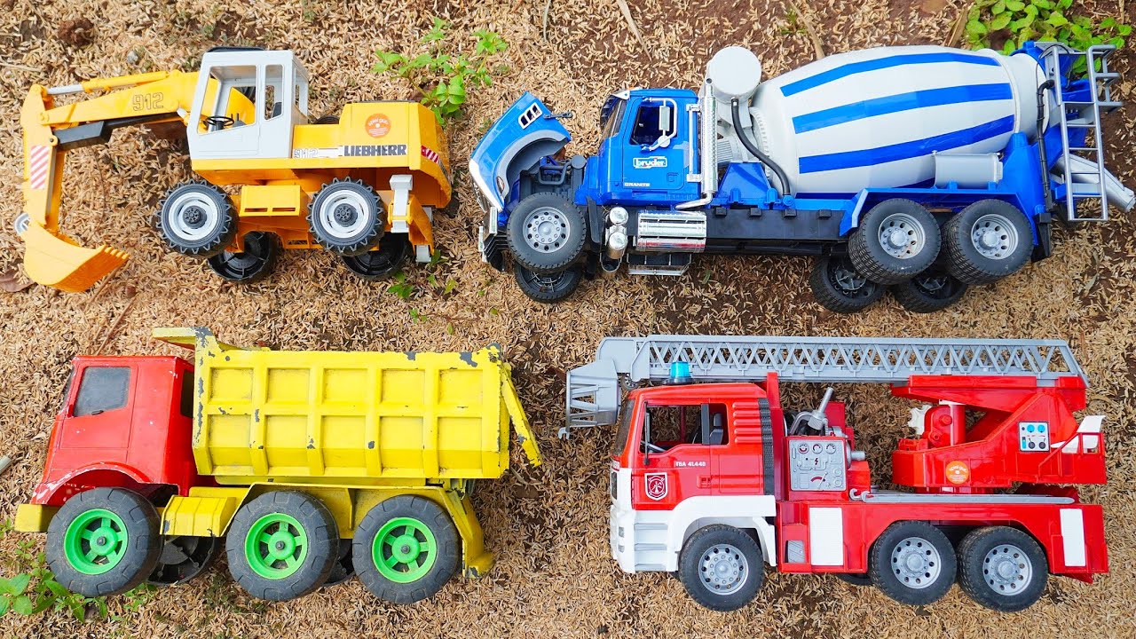 Truk Molen Besar Ngecor Jalan, Kereta Api, Truk Oleng, Bus Telolet, Crane, Beko Excavator, Damkar