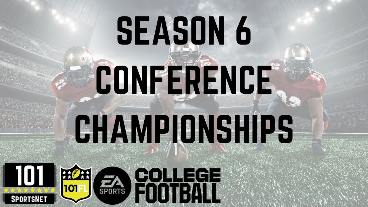 101FL CFB (College Sim League) - Season 6 Conference Championships || Fantasy Sports: Redefined
