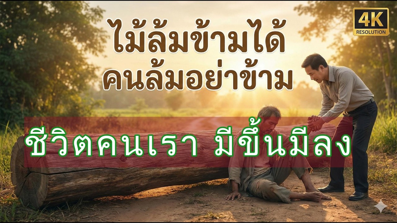 ไม้ล้มข้ามได้ คนล้มอย่าข้าม