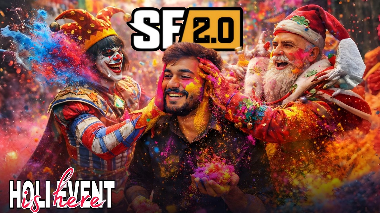 Scarfall 2.O Live | HOLI EVENT | NONU IS LIVE 🔥
