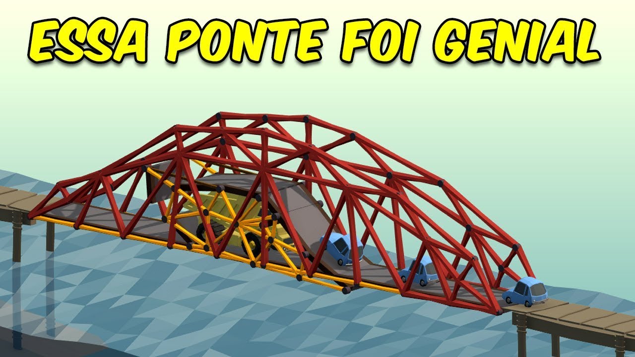 IDEIA BRILHANTE PARA ESSA PONTE! | Poly Bridge #12