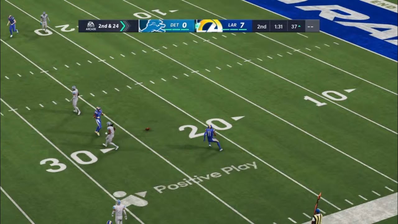 Madden NFL 21 (PS4) Lions vs Rams (CPU vs CPU)