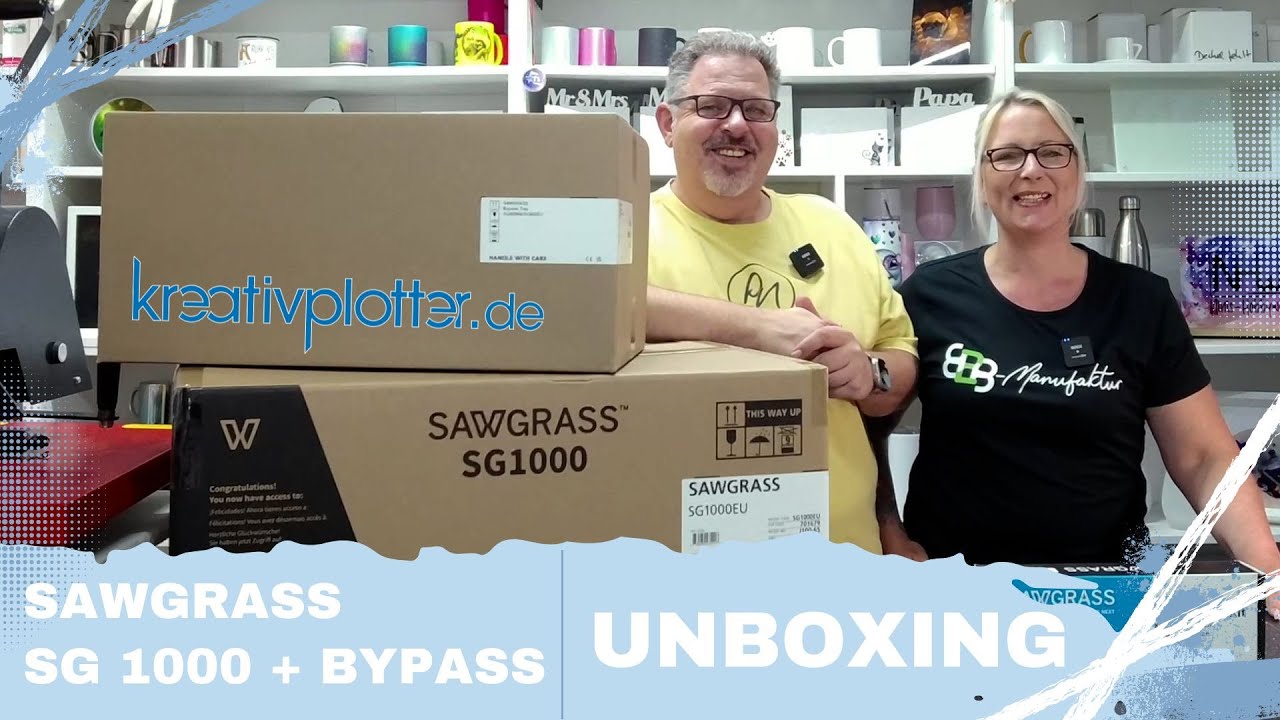 Sawgrass SG 1000 Unboxing: Dein neuer Kreativ-Begleiter in der Welt des sublimieren!