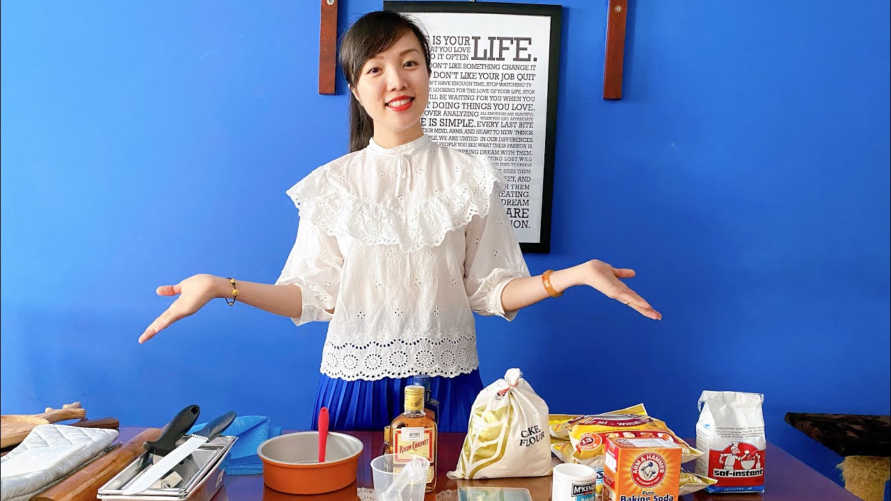 Giới thiệu các dụng cụ và nguyên liệu làm bánh cho người mới bắt đầu