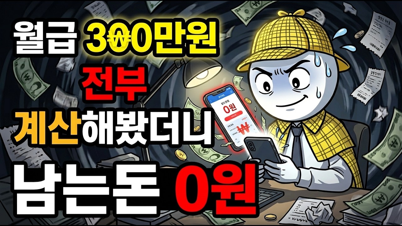 월급 300만 원인데 매달 통장에서 빠져나가는 돈 전부 계산해봤습니다