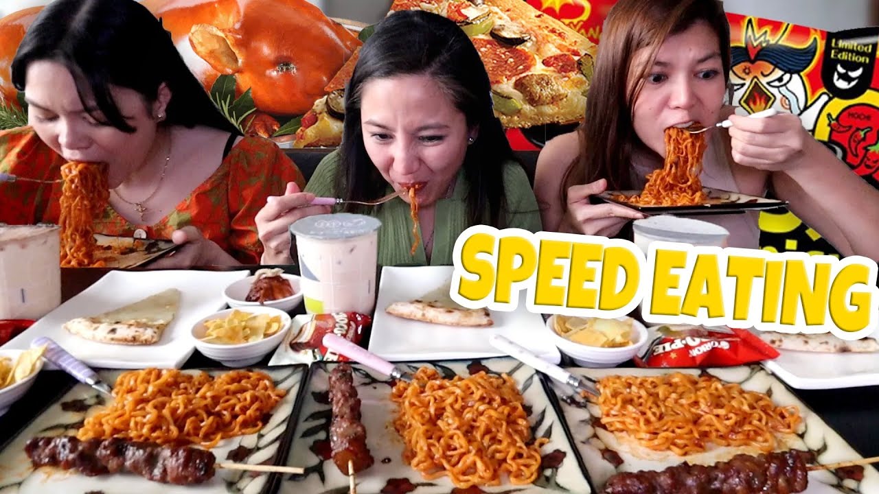 SPEED EATING CHALLENGE with @NaomiPena15  & @MarbiesPawfectAdventure