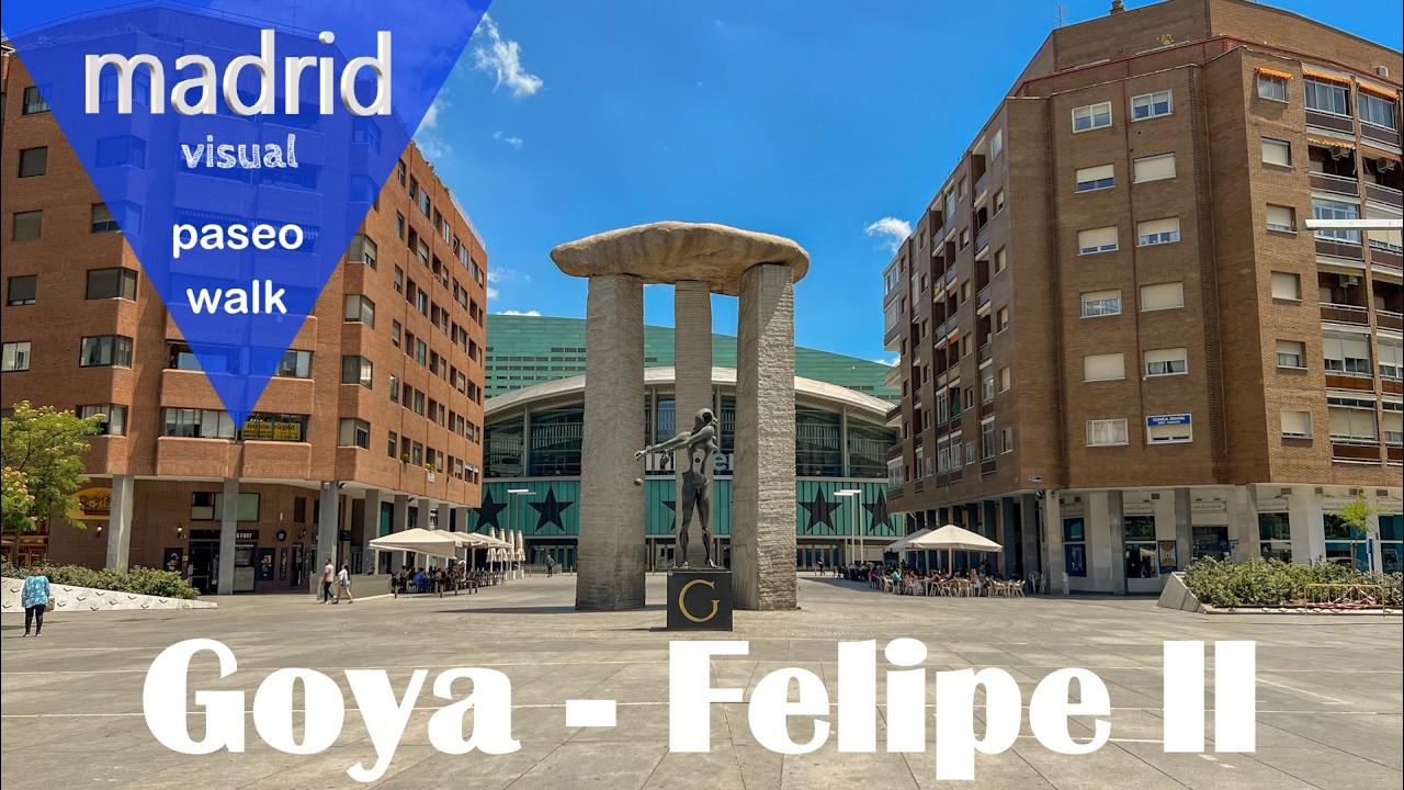 GOYA - FELIPE II -  MADRID 4k 🚶‍♂️ walk tour