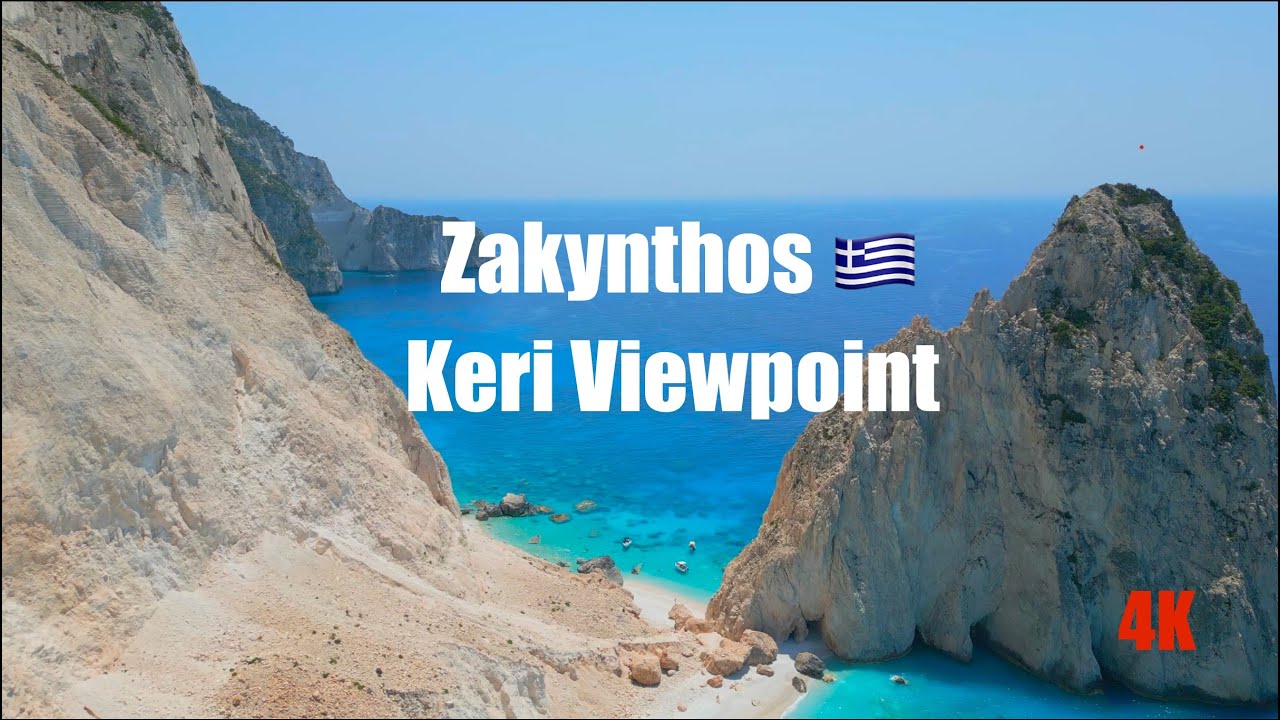 🇬🇷 Greece – Zakynthos | Keri Viewpoint – Relaxing 4K Drone Video