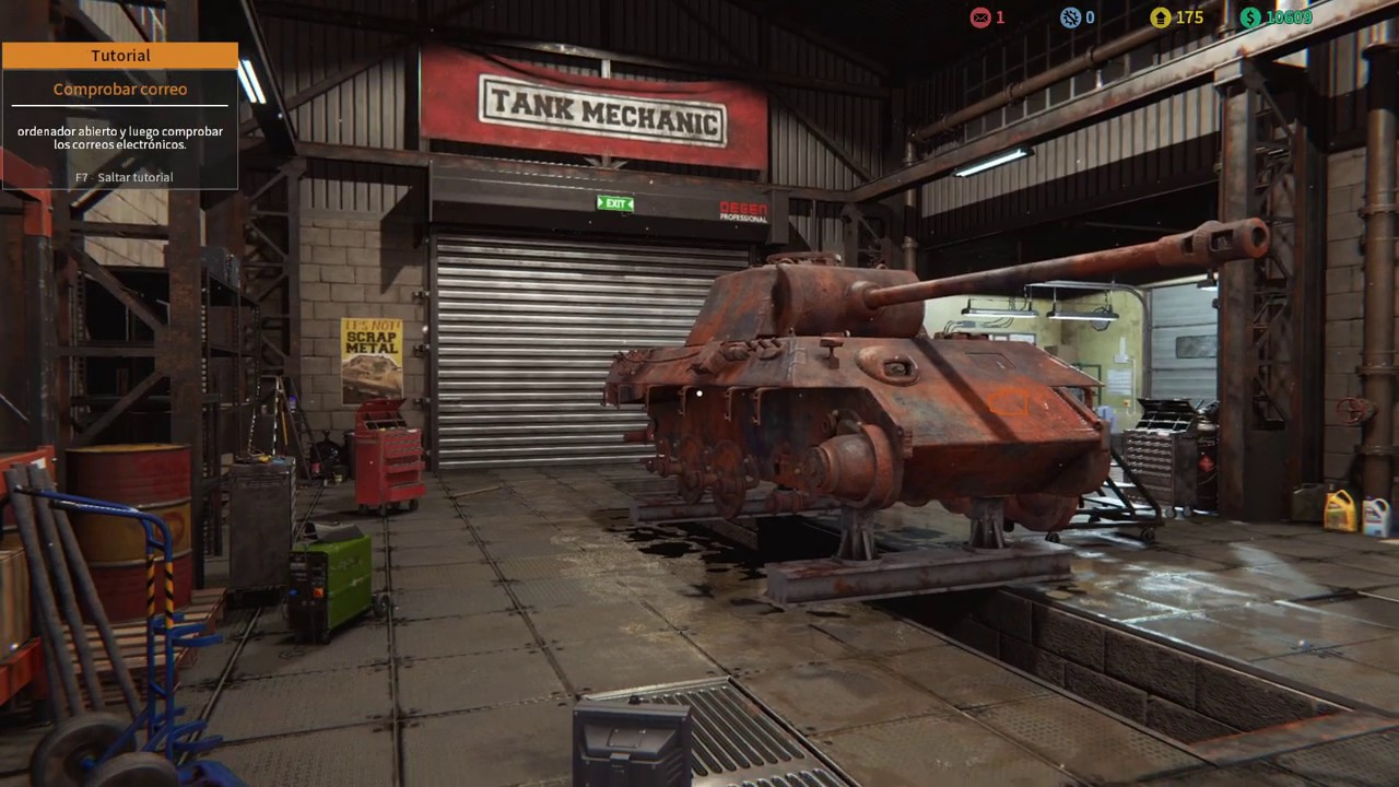 BUSCANDO Y REPARANDO TANQUES!! - Tank Mechanic Simulator