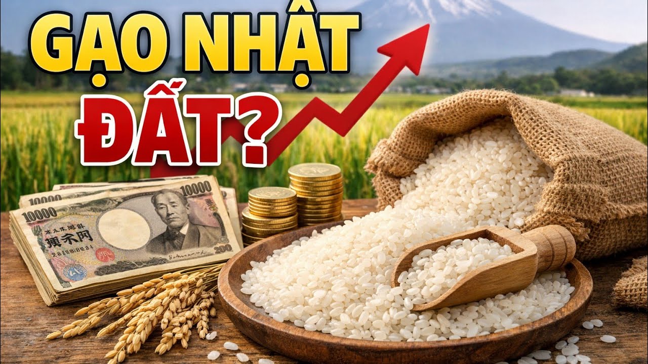 Vì sao gạo Nhật đắt hơn gạo Úc?