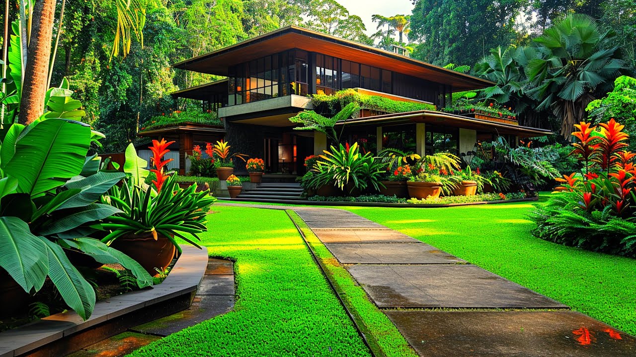 Stunning Lush Garden Inspirations: Beautiful Green Landscaping Ideas for Your Home!