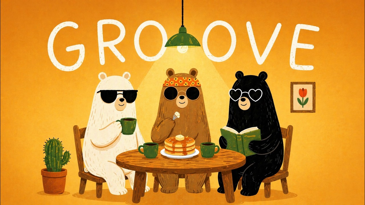 GROOVE CHILL 🧸 Feel-Good Music Radio 24/7 | Groovy Beats to Work, Study & Relax