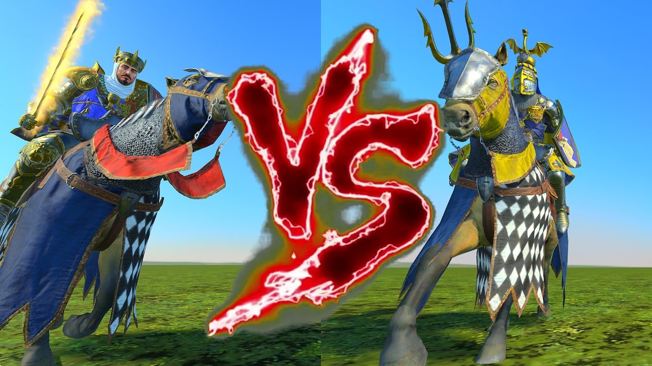 Can King Louen Leoncoeur Defeat Alberic de Bordeleaux in a Fair Duel? | Total War: Warhammer 3