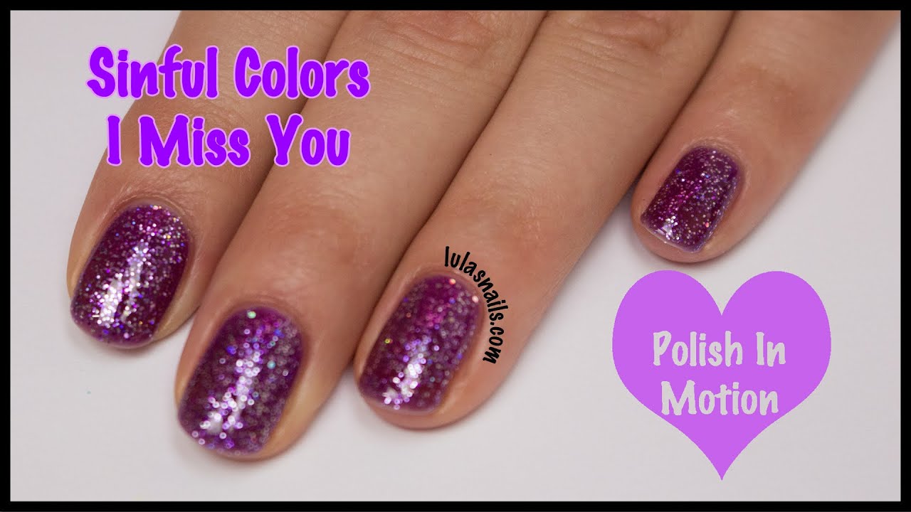 Sinful Colors I Miss You ♡ Live Swatch ♡ Polish In Motion