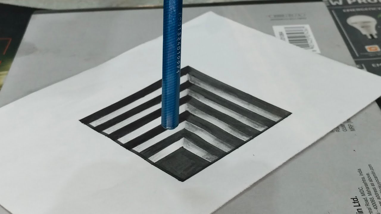3D Drawing illusion ll How To Draw