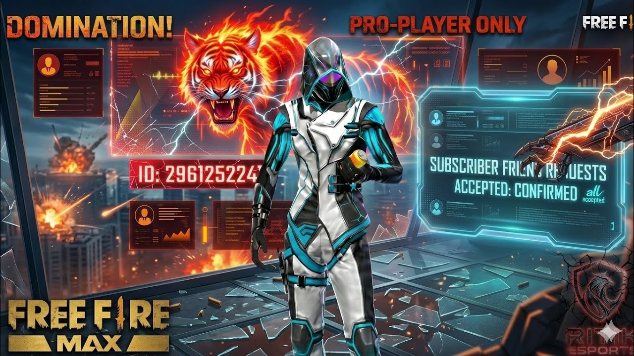 Ritik.94 is live! 🔥 सबका होगा सिलेक्शन!😱 ACCEPTING ALL SUBSCRIBER FRIEND REQUESTS LIVE!⚡#FreeFireMax