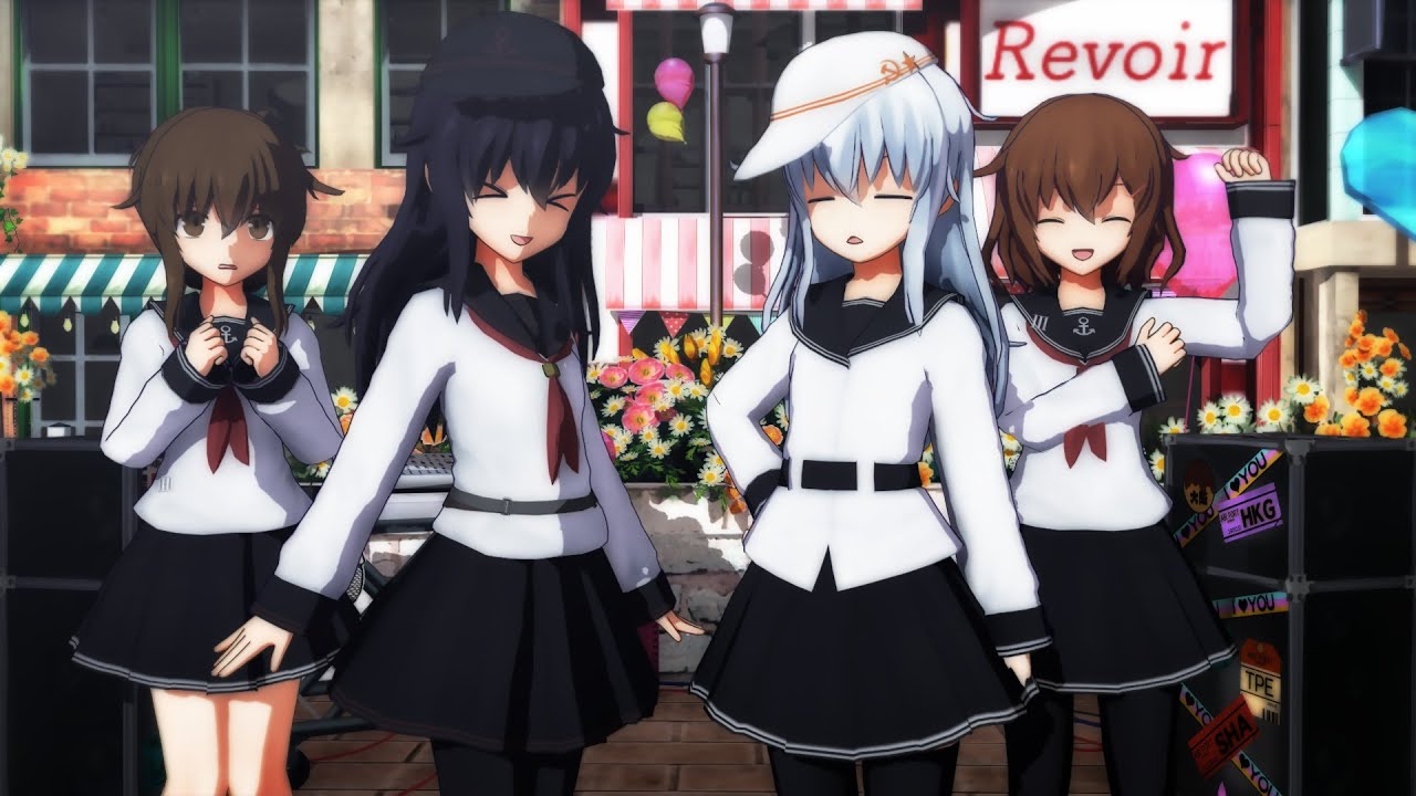 【MMD】第六駆逐隊で メランコリック 【MMD艦これ】