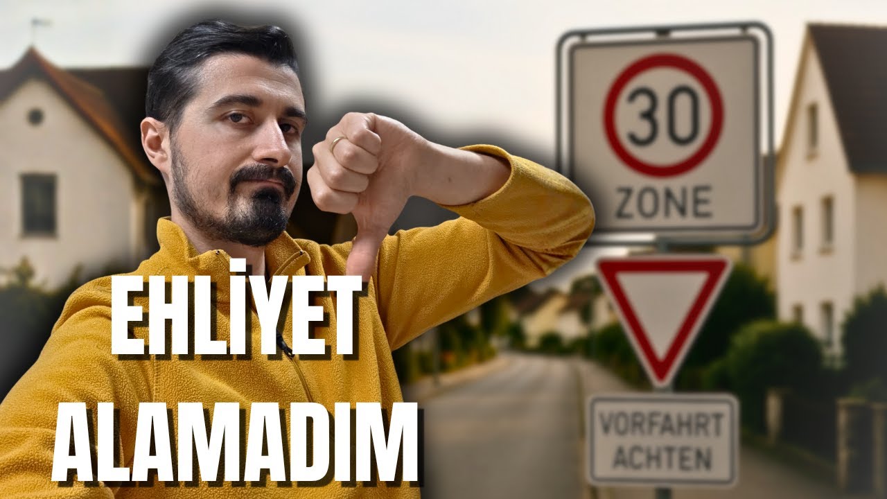 Almanya'da Ehliyet Sınavından Kaldım!