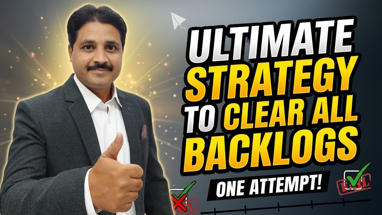 Ultimate Strategy to Clear All Backlog Subjects in One Attempt! @TIKLESACADEMY