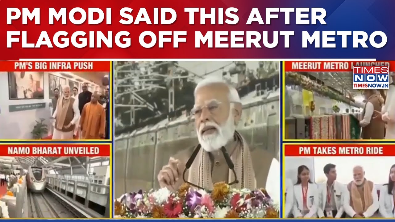PM Narendra Modi Flags Off NAMO Bharat RRTS; What He Said On ‘Delhi To Meerut In 50 Minutes’