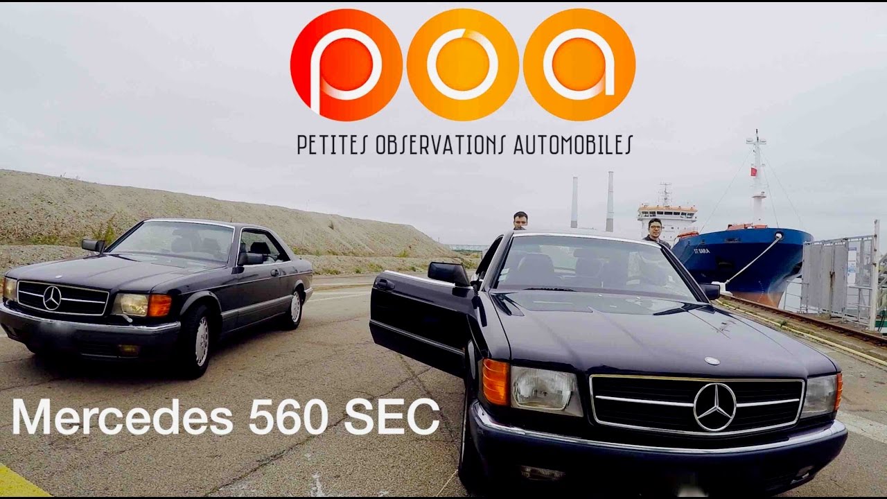 Mercedes 560 SEC (C126) : la classe à Dallas !!!