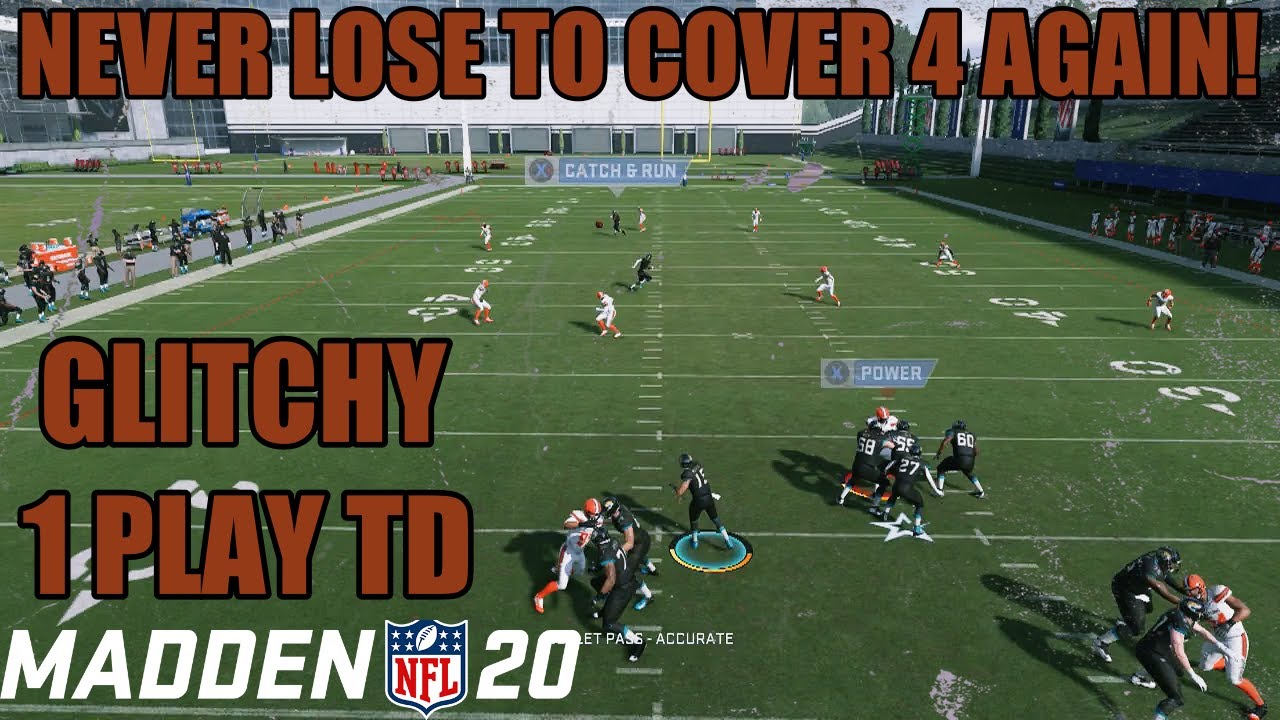NEVER LOSE TO COVER 4 AGAIN IN MADDEN 20! THIS GLITCHY 1 PLAY TD IS CHEATING! TIPS AND TRICKS