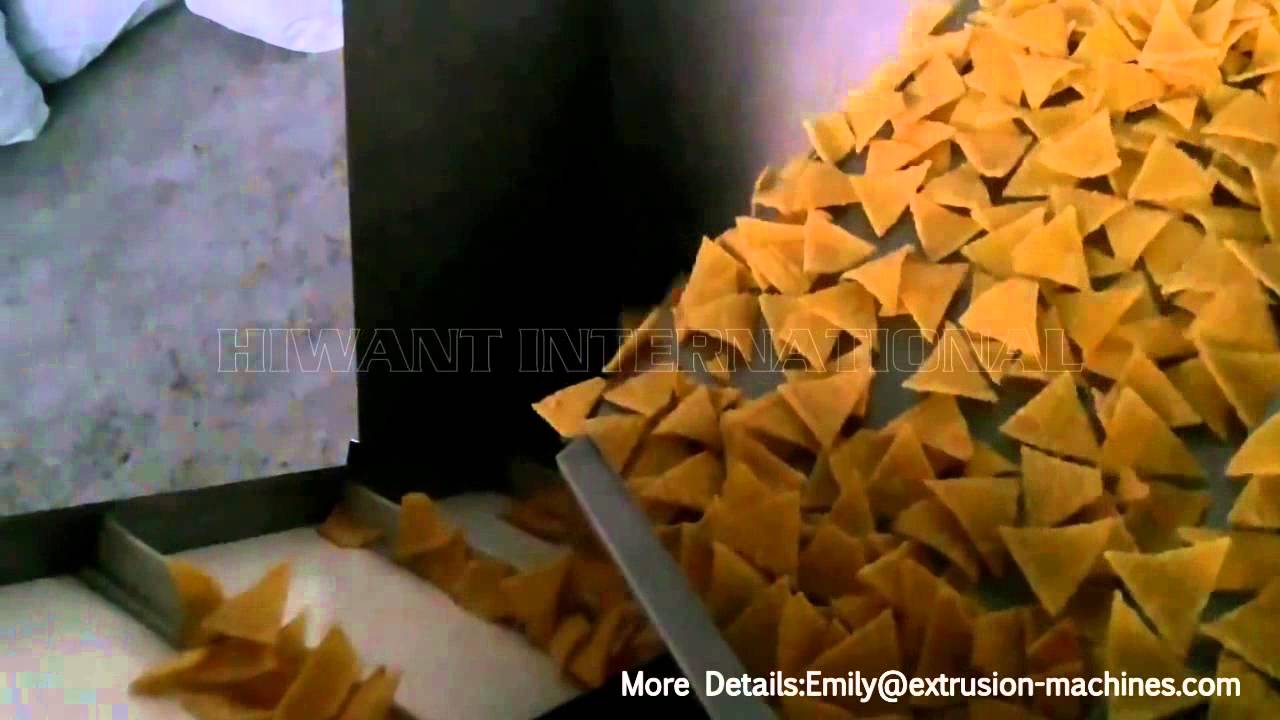 Corn Chips & Corn Tortilla Making Machine    Full Automatic  Corn Chips Production Line