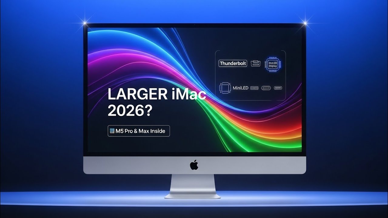Larger iMac Coming Soon? M5 Pro & M5 Max iMac 30&ndash;32 Inch Leaks and Release Timeline Explained