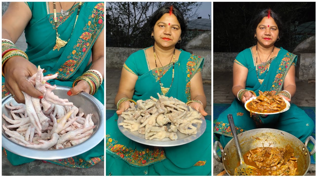 घर पर मुर्गे का पंजा बनाने का बिधि  | Chicken masala recipe video 