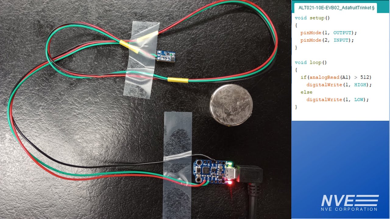 Ultrasensitive Magnetic Sensors for Arduino Trinket
