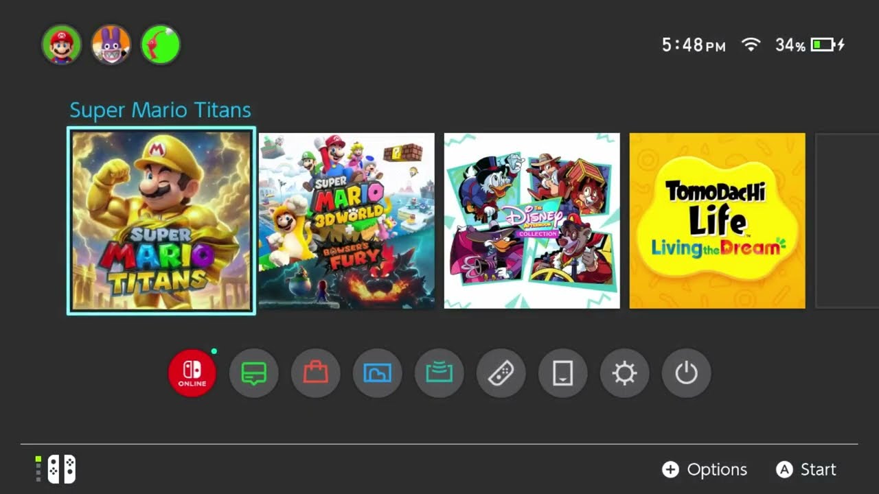 Super Mario Titans Nintendo Switch Gameplay