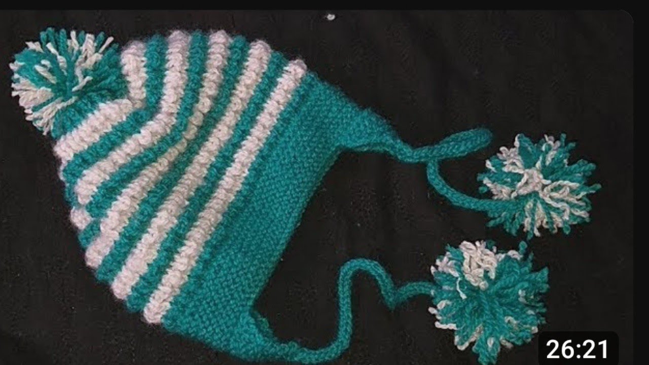 latest CAP knitting design for children 0-6 months # 384 baby CAP knitting design in hindi