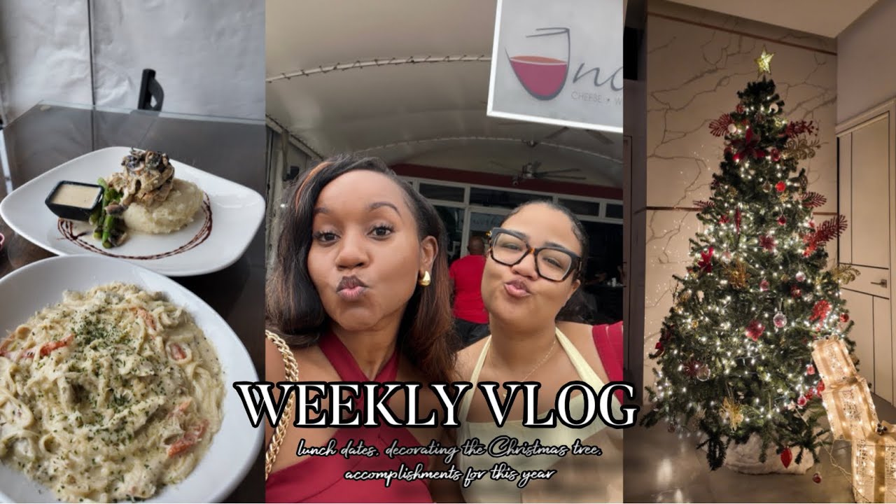 Weekly Vlog: Lunch Dates + Decorating my Christmas tree + Accomplishments for 2025 | Gypsi