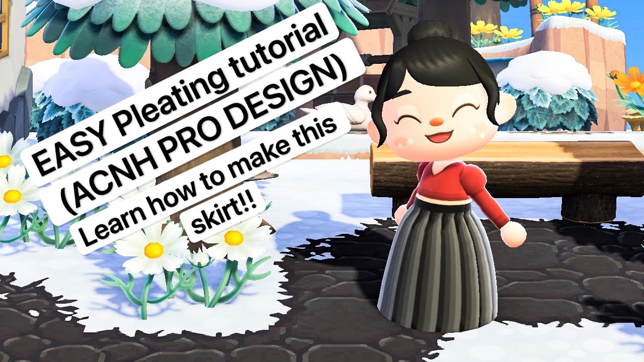 How to create pleating (ACNH PRO DESIGN EASY TUTORIAL)
