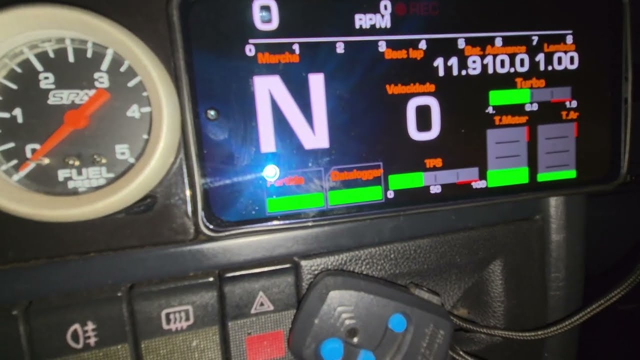 💥 FUELTECH DASH NO CELULAR ESPELHADA? VEJAM NOSSO SISTEMA DE SPEEDUINO COM A DASH PERSONALIZADA FT