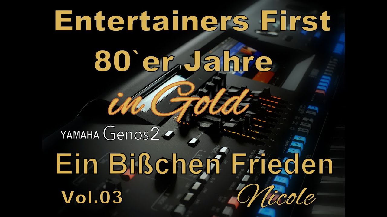 YAMAHA Genos2 80er Jahre in Gold Vol.03 Ein bisschen Frieden Nicole Ralf Siegel www.AndreSchurna.de