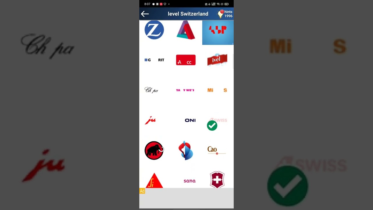 Quiz: Logo Game Level Country