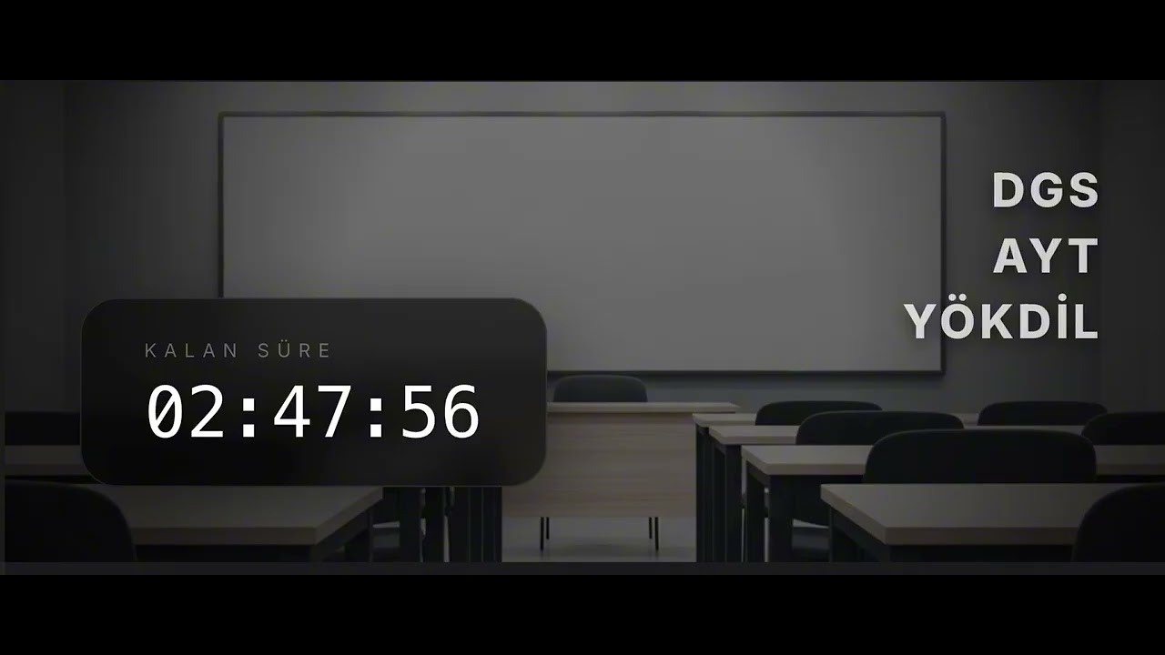 AYT - DGS -YökDil  Deneme Sınavı Sayacı :180 Dakika