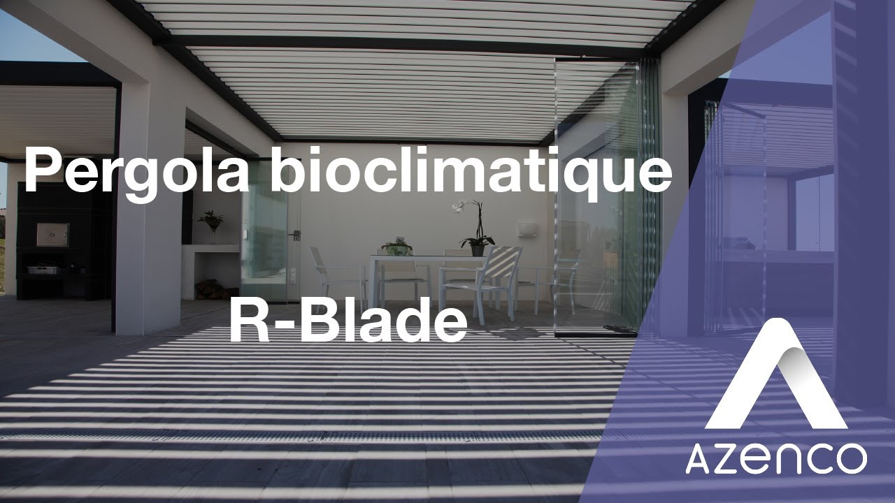 Montage de la pergola bioclimatique à lames orientables - R-Blade - Azenco