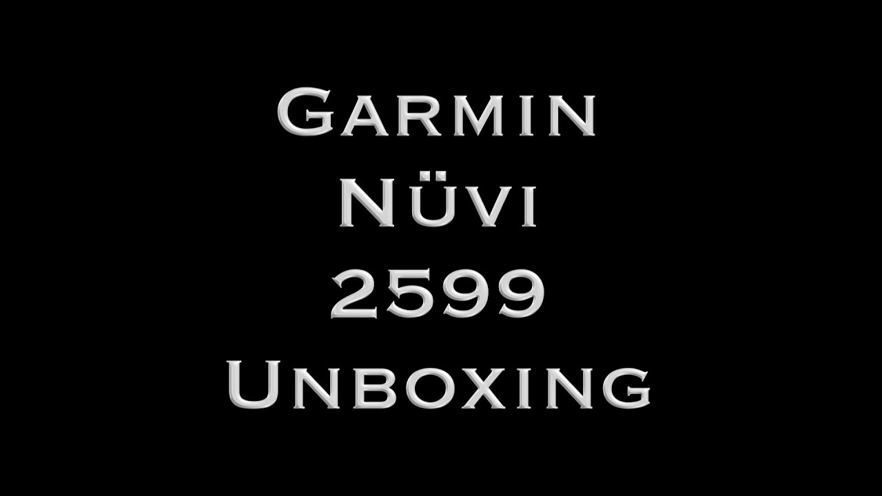 Garmin N&Uuml;VI 2599 LMT-D Unboxing (Deutsch/German)