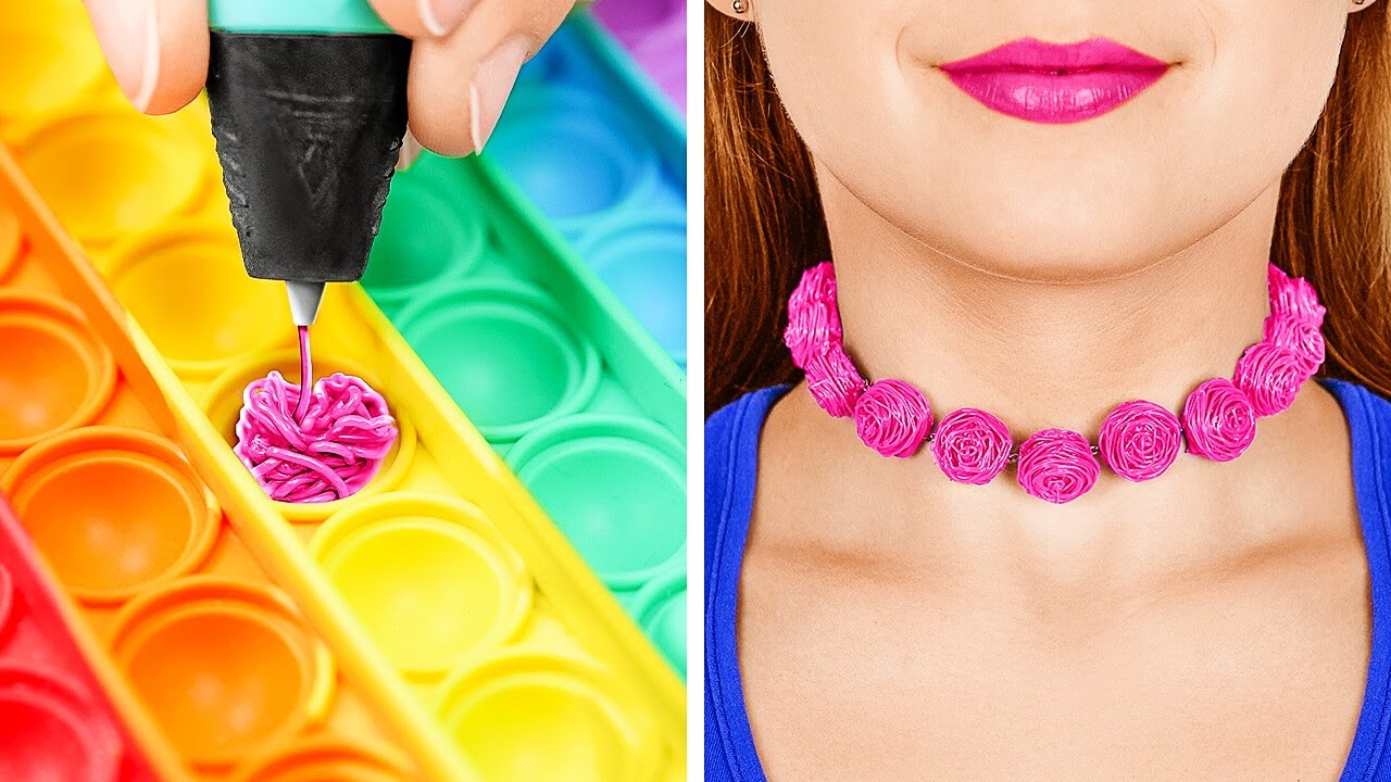 WERDE KREATIV! Basteln mit 3D-Stift & Klebepistole #shorts