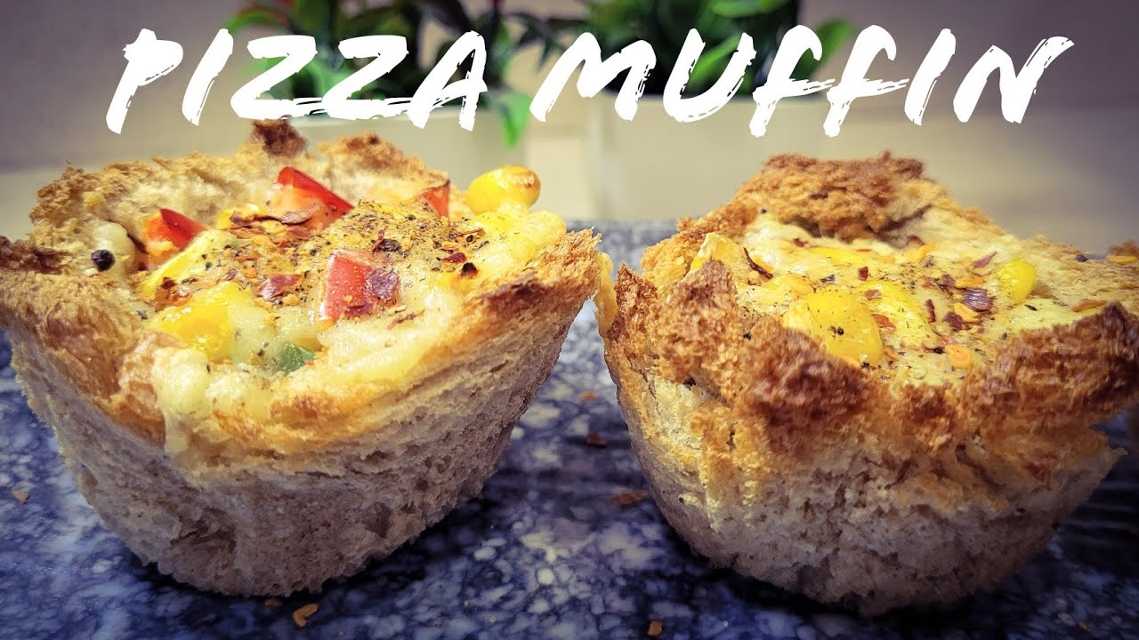 Pizza cups | How to make Pizza cups with bread | Airfryer recipe