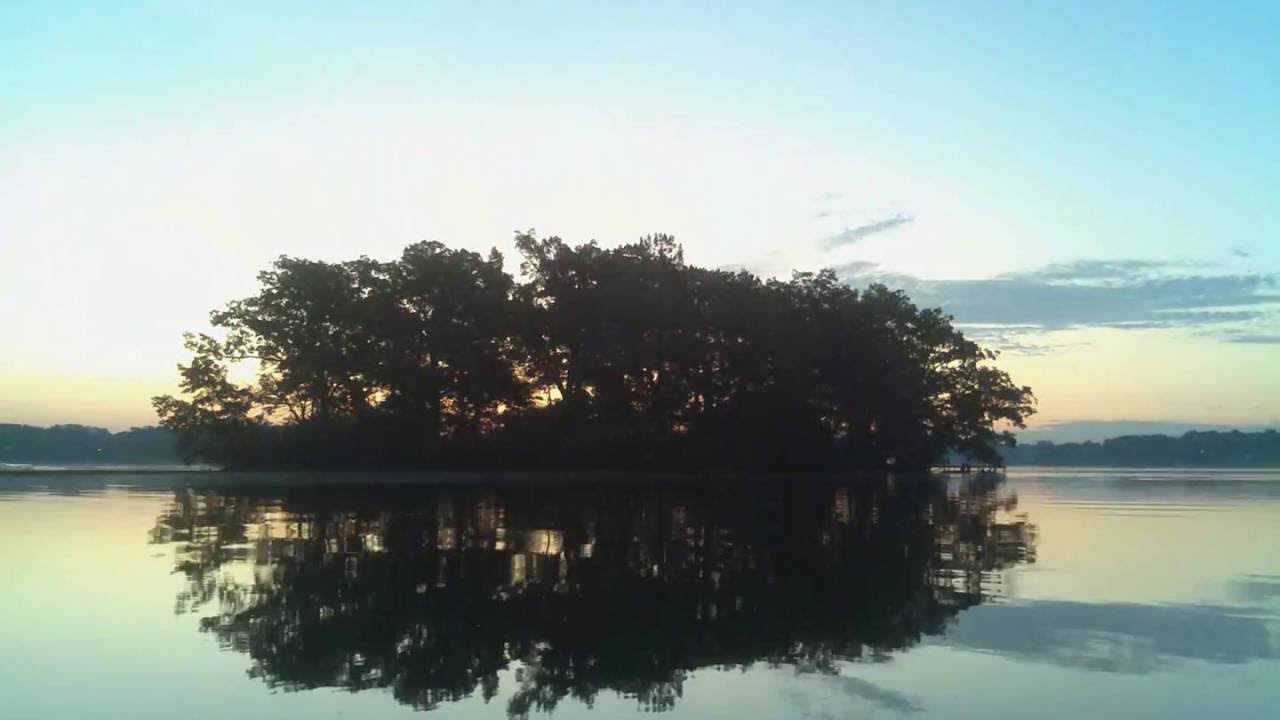 North Webster Indiana Governors Island sunrise time lapse 9/23/16