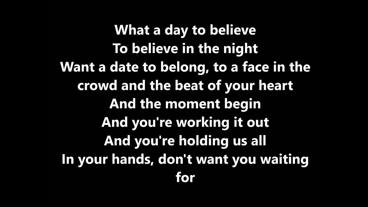 Take That - These Days (HD Lyrics)