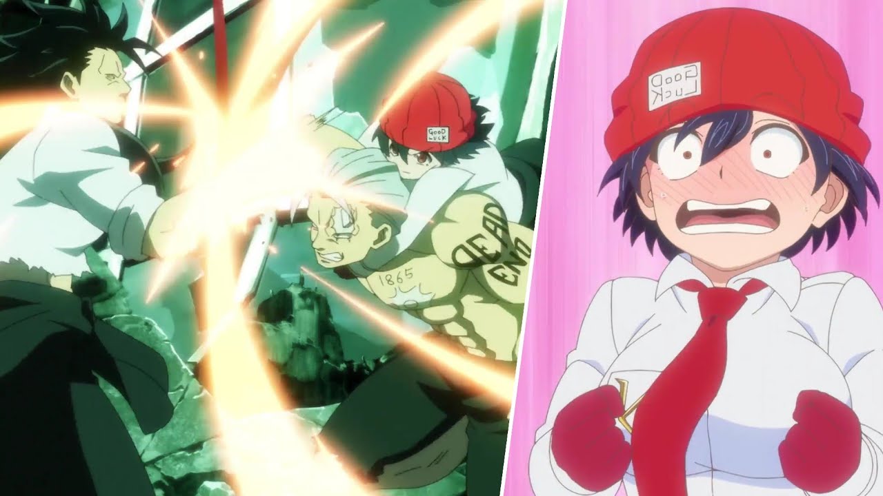 Andy vs Victor y Andy le roba un beso a Fuuko | Undead Unluck