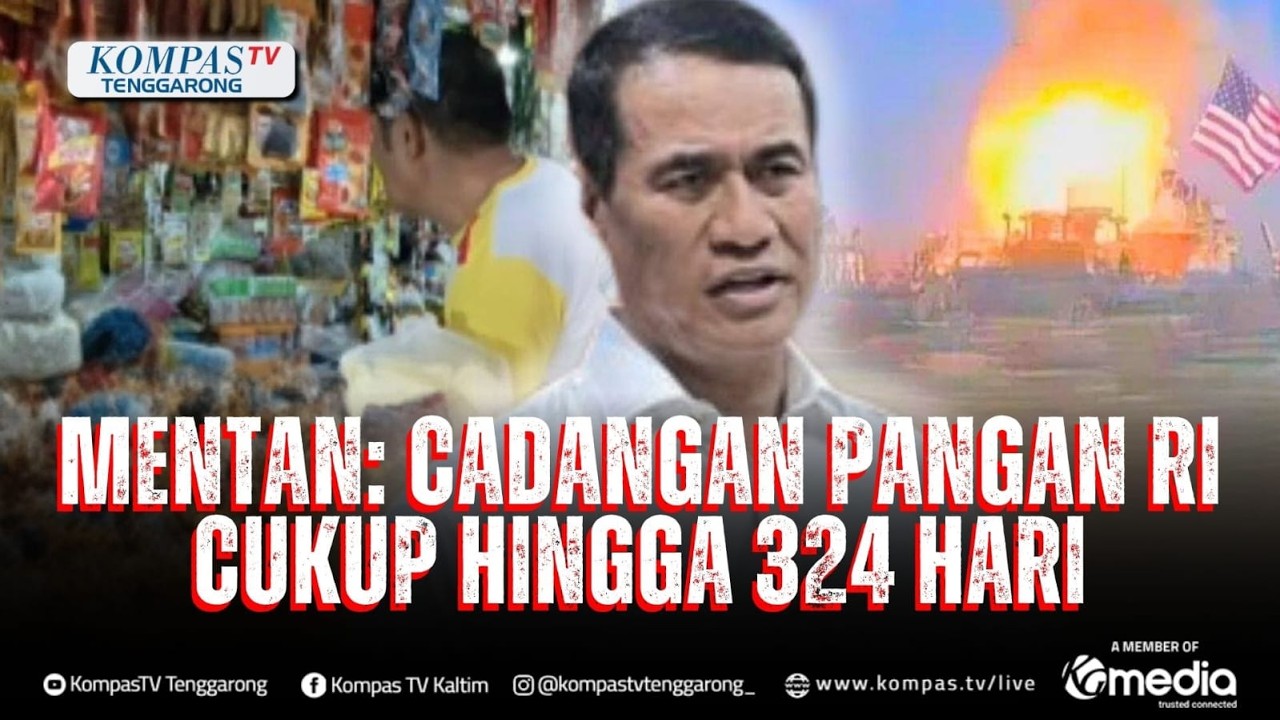 Di Tengah Ancaman Geopolitik dan Kekeringan, Mentan Sebut Stok Pangan Indonesia Cukup 324 Hari