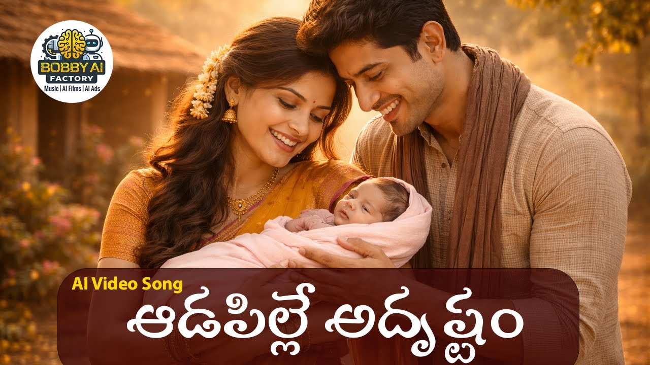 ఆడపిల్లే అదృష్టం | Inspirational Telugu Song on Girl Child | Women Power Song BOBBY AI FACTORY