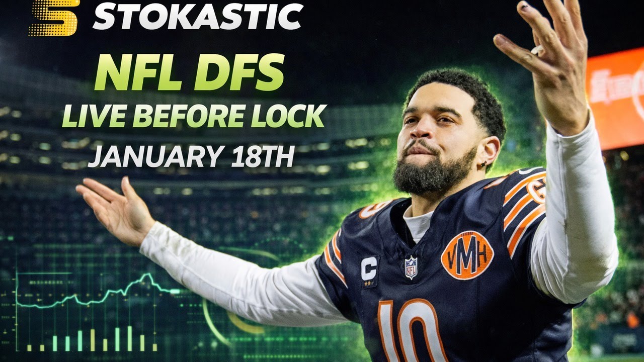 NFL DFS Live Before Lock | Divisional Round Sunday 1/18/26
