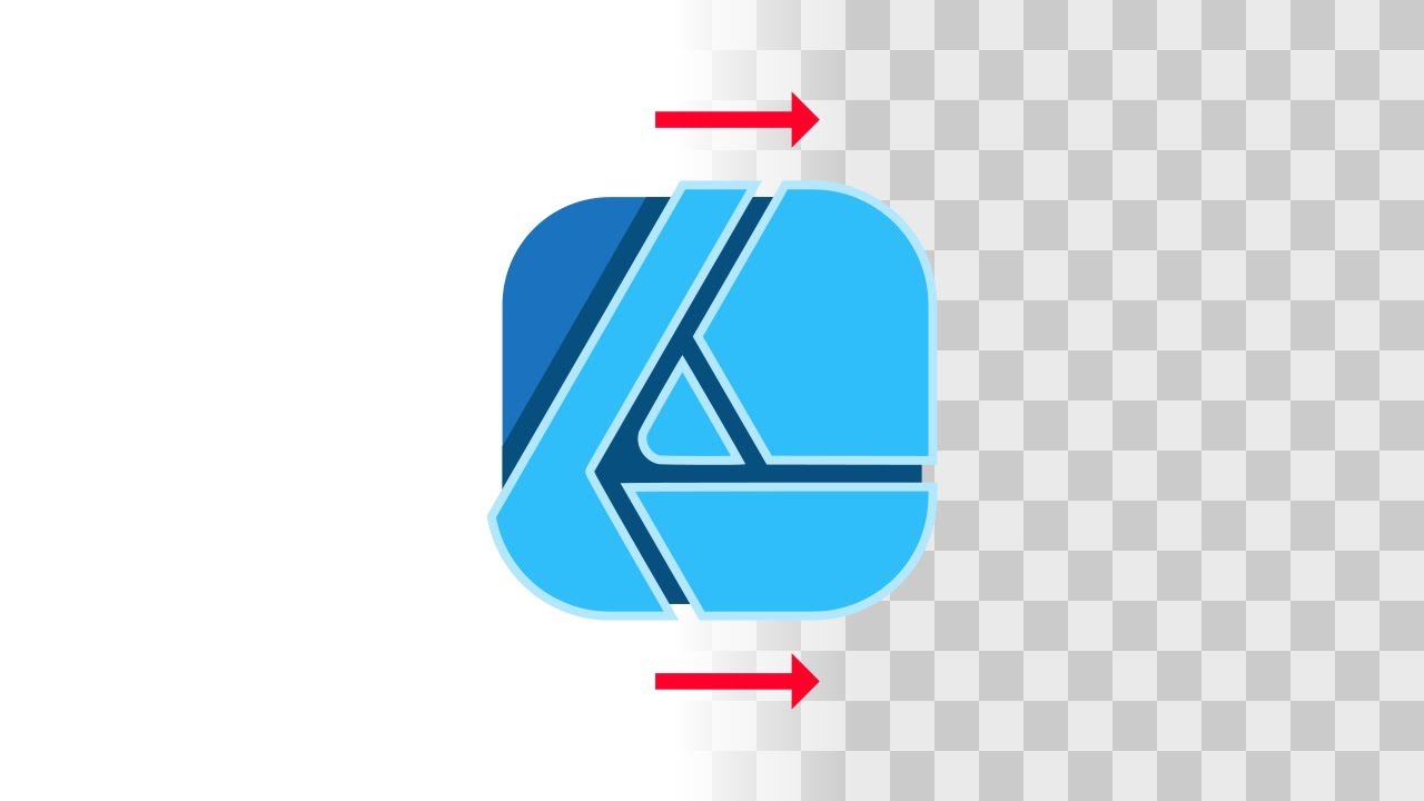 Экспорт PNG с прозрачным фоном в Affinity Designer